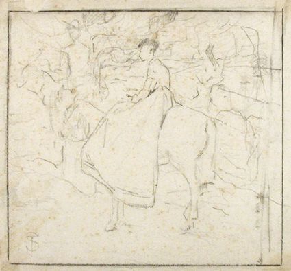 Telemaco Signorini, riding figures